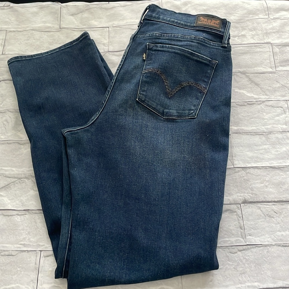 NWT LEVI’S PERFECTLY SLIMMING  512™ Straight Leg Jeans - Dark Wash